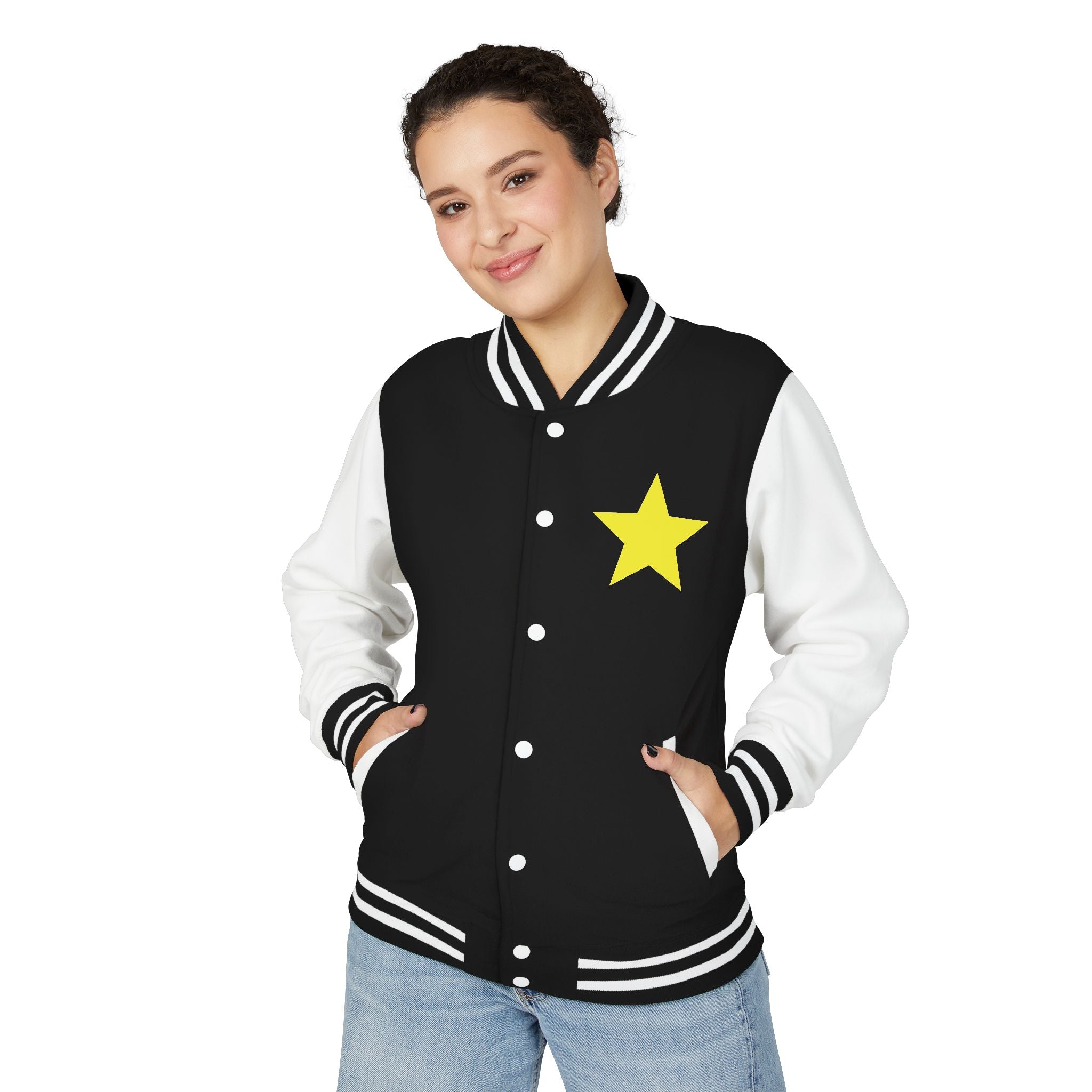 Stylish Unisex Heavyweight Letterman Jacket with Star Design - Casual Wear, Sports Jacket, College Apparel, Gift for Him/Her, [...]