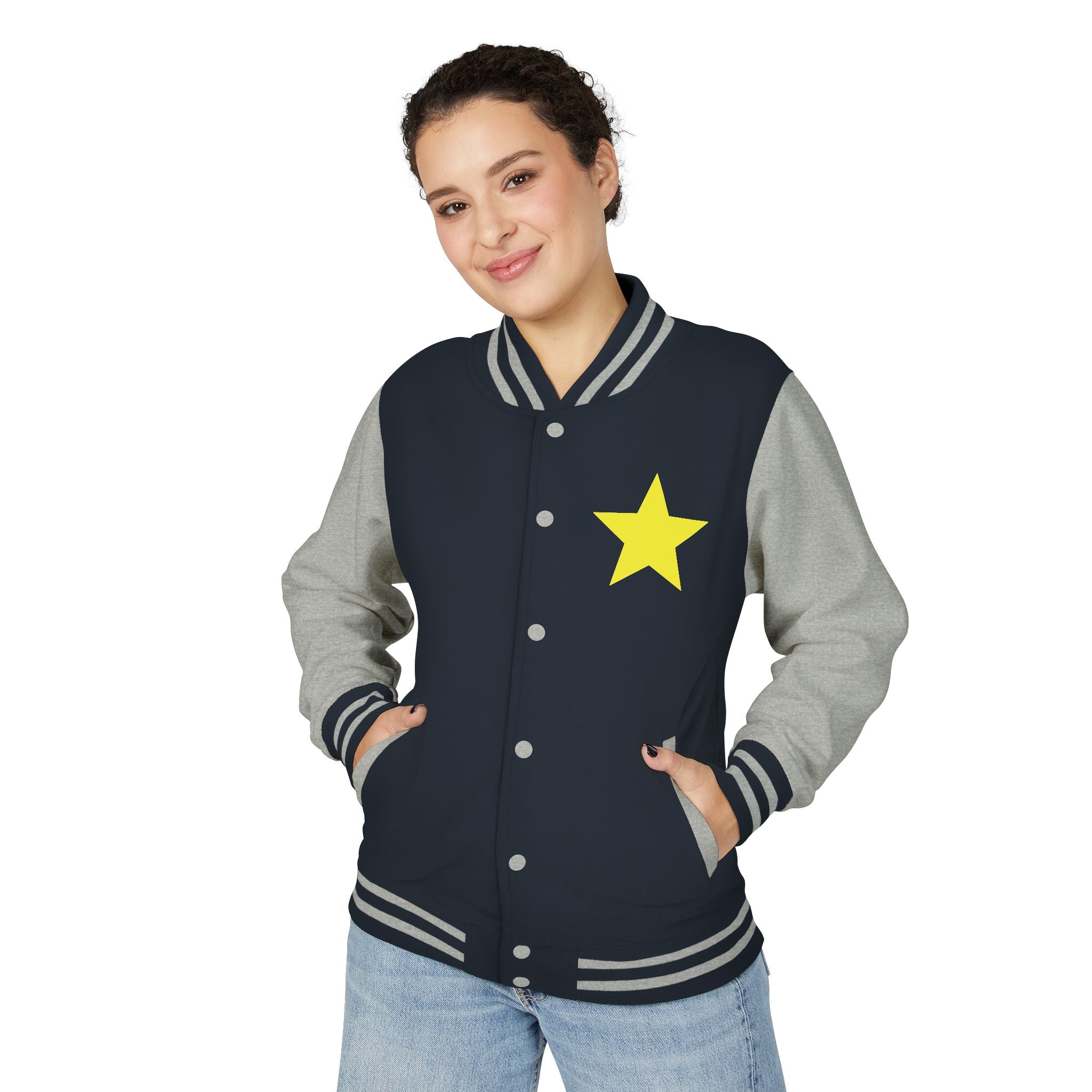 Stylish Unisex Heavyweight Letterman Jacket with Star Design - Casual Wear, Sports Jacket, College Apparel, Gift for Him/Her, [...]