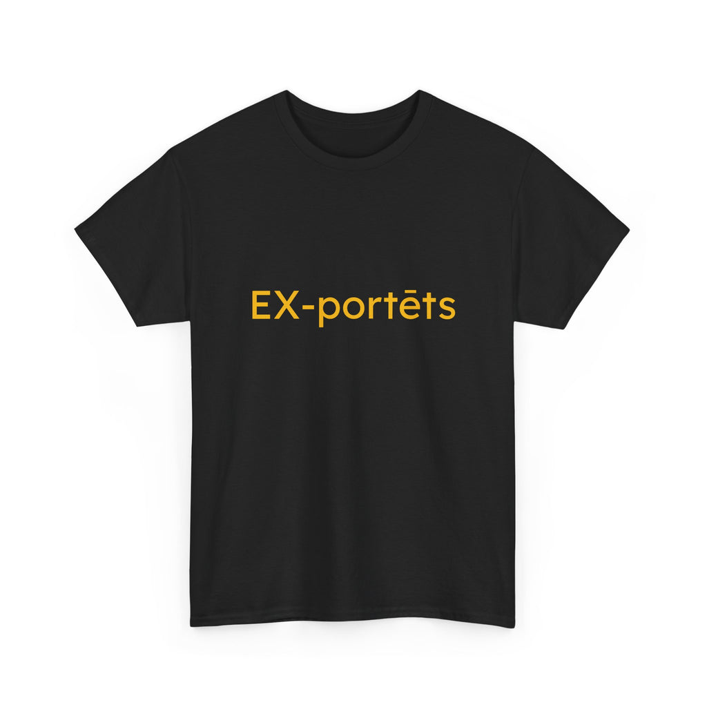 EX-portêts Unisex Heavy Cotton Tee, Casual Wear, Gift for Friends, Everyday Style, Graphic Tee, Summer Apparel