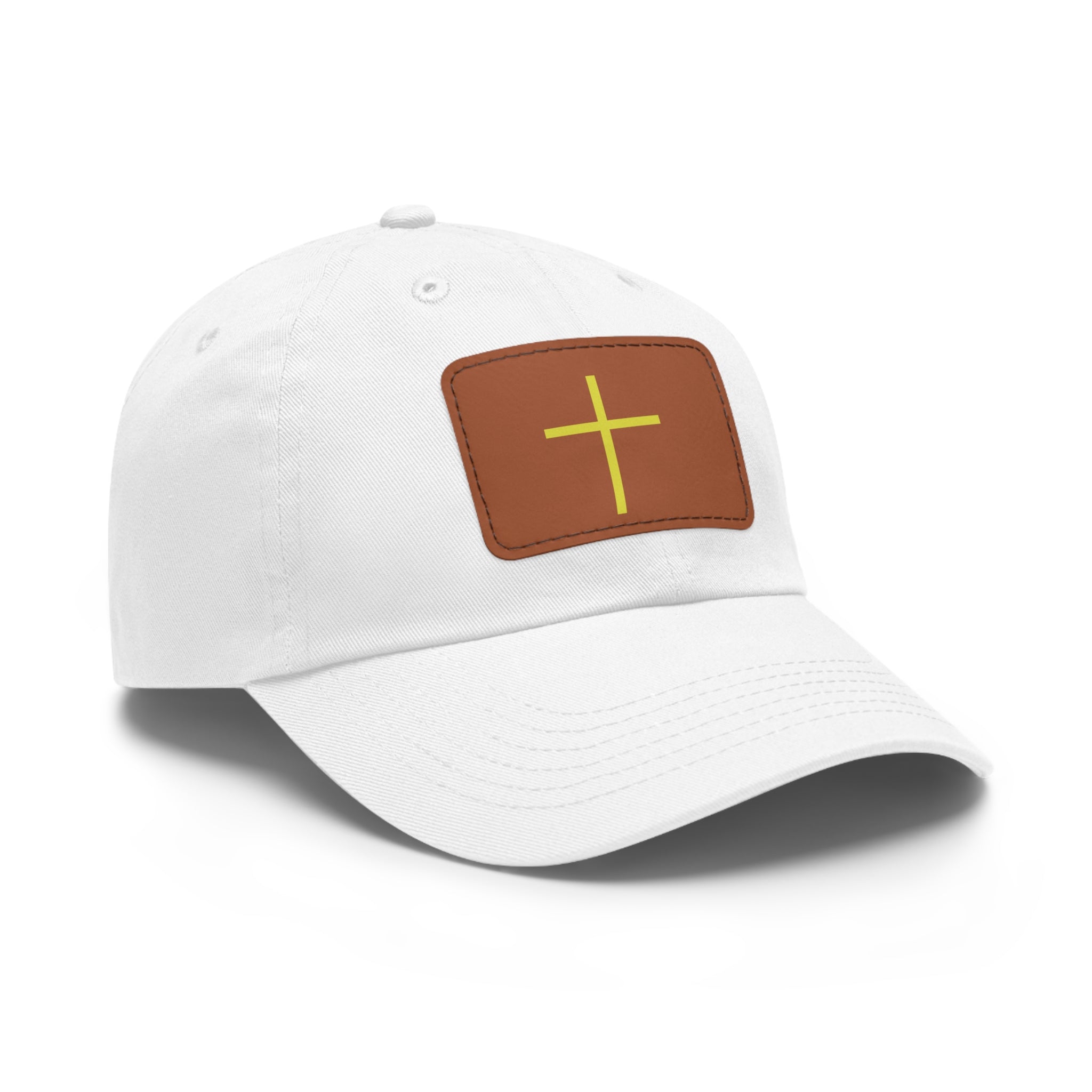 Stylish Dad Hat with Leather Patch | Faith-Inspired Cap | Perfect Gift for Father's Day, Casual Wear, Outdoor Adventures, Church [...]