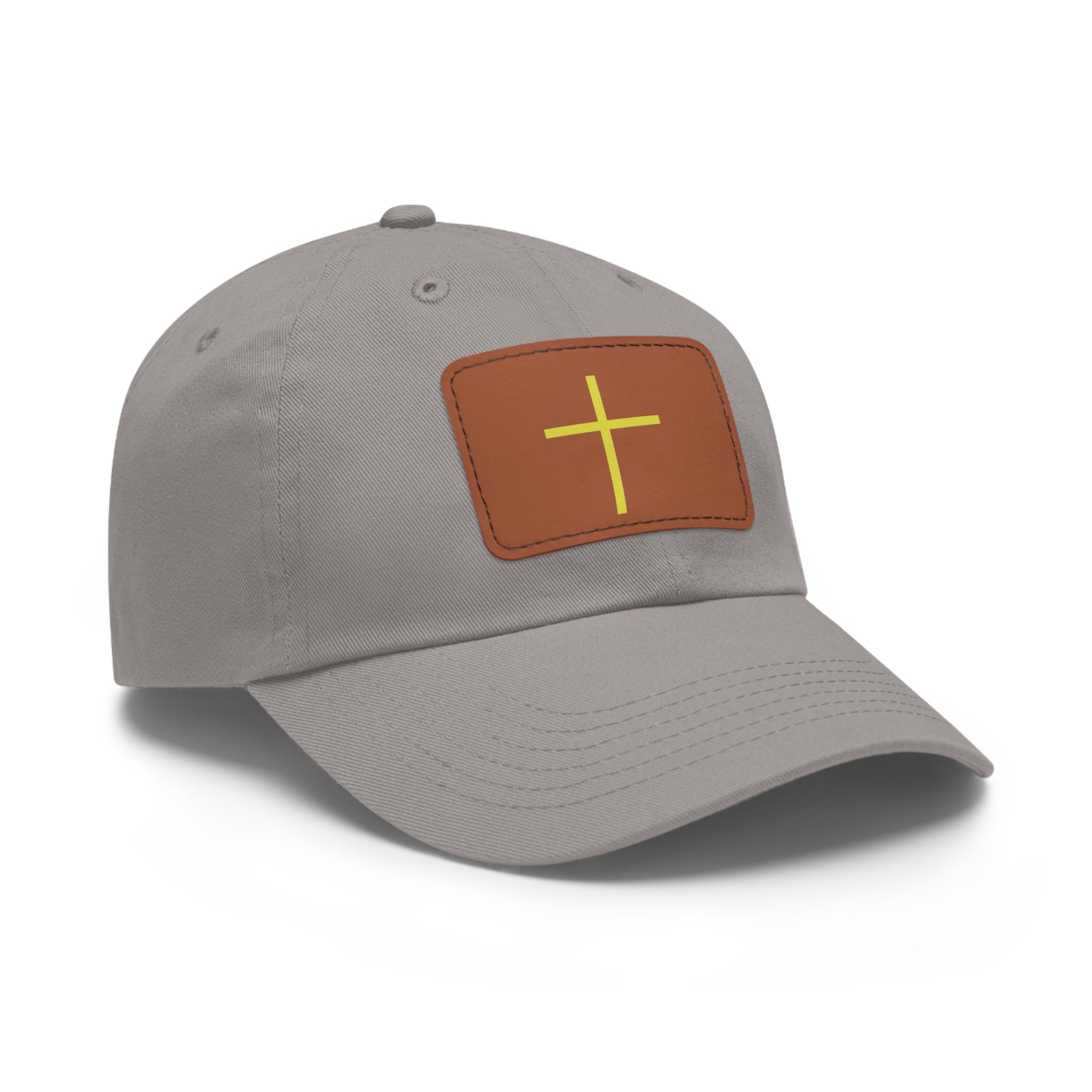 Stylish Dad Hat with Leather Patch | Faith-Inspired Cap | Perfect Gift for Father's Day, Casual Wear, Outdoor Adventures, Church [...]