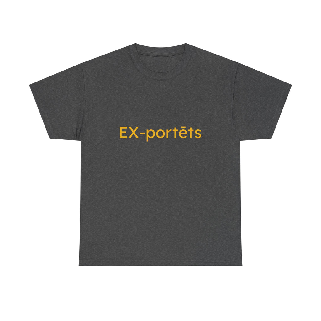 EX-portêts Unisex Heavy Cotton Tee, Casual Wear, Gift for Friends, Everyday Style, Graphic Tee, Summer Apparel