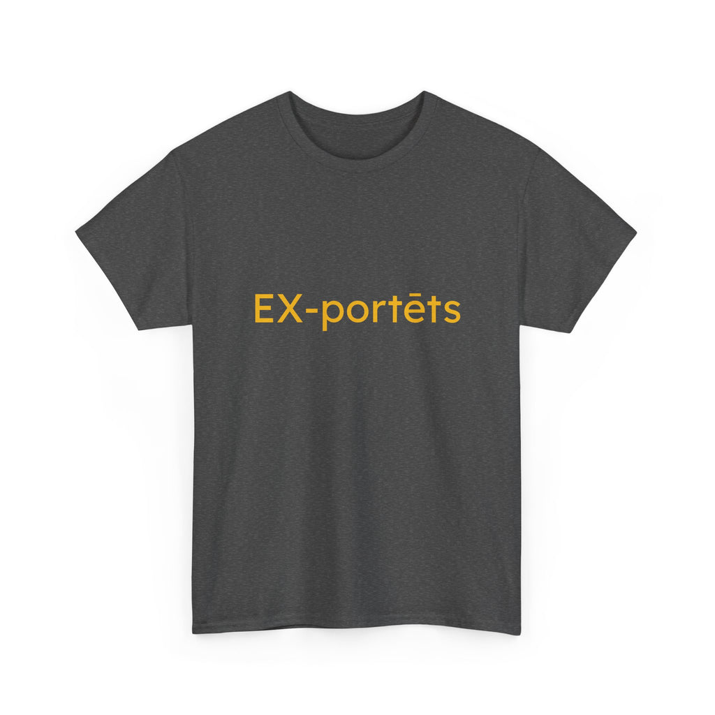 EX-portêts Unisex Heavy Cotton Tee, Casual Wear, Gift for Friends, Everyday Style, Graphic Tee, Summer Apparel
