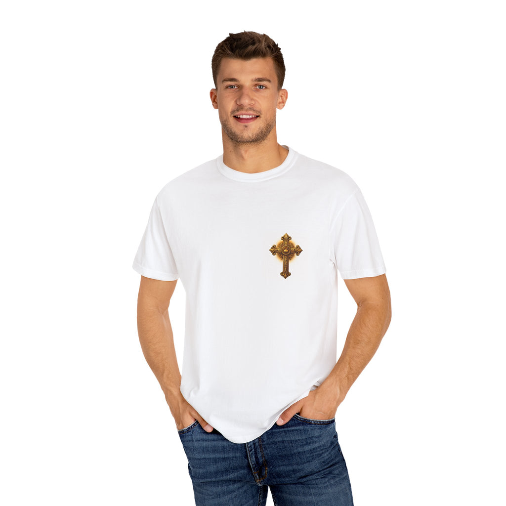 Unisex Cross Graphic Tee - Vintage Style, Casual Wear, Faith Apparel, Great Gift for Religious Occasions, Everyday Comfort