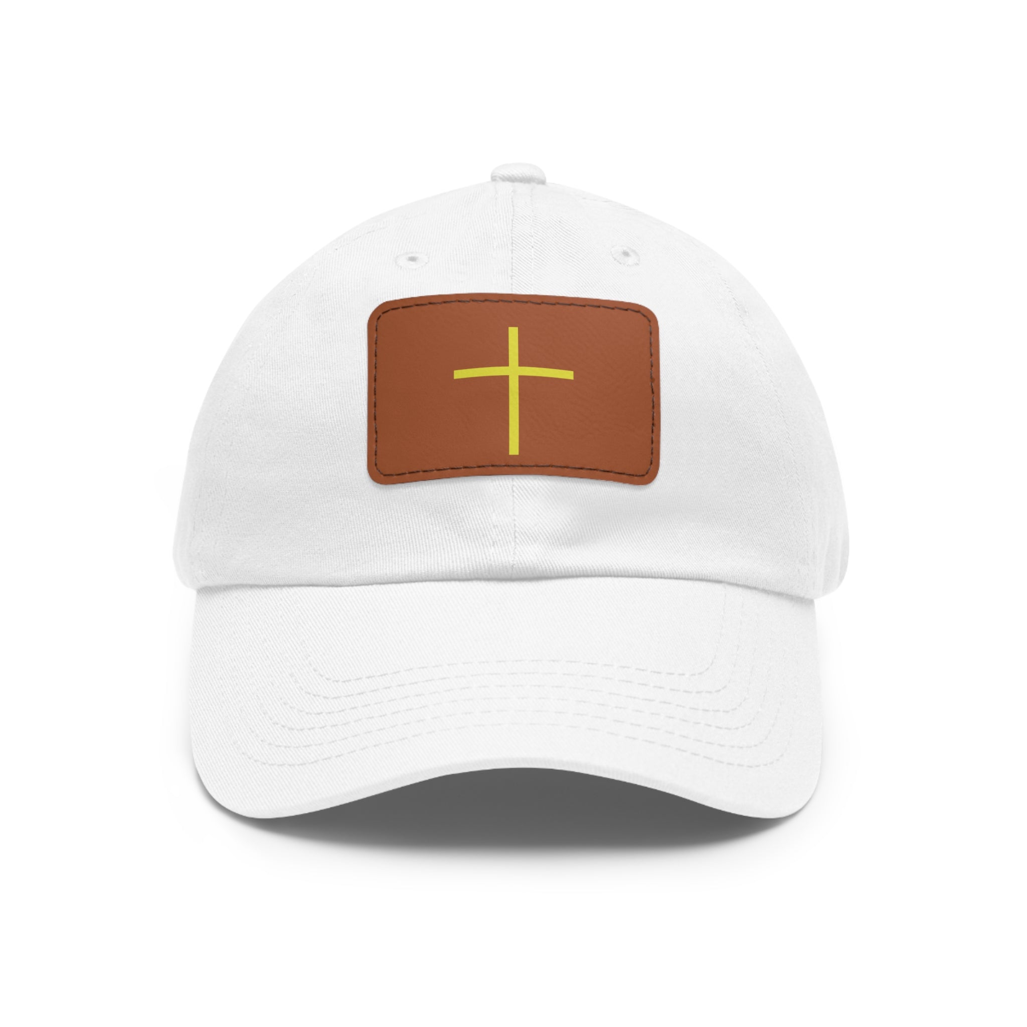 Stylish Dad Hat with Leather Patch | Faith-Inspired Cap | Perfect Gift for Father's Day, Casual Wear, Outdoor Adventures, Church [...]