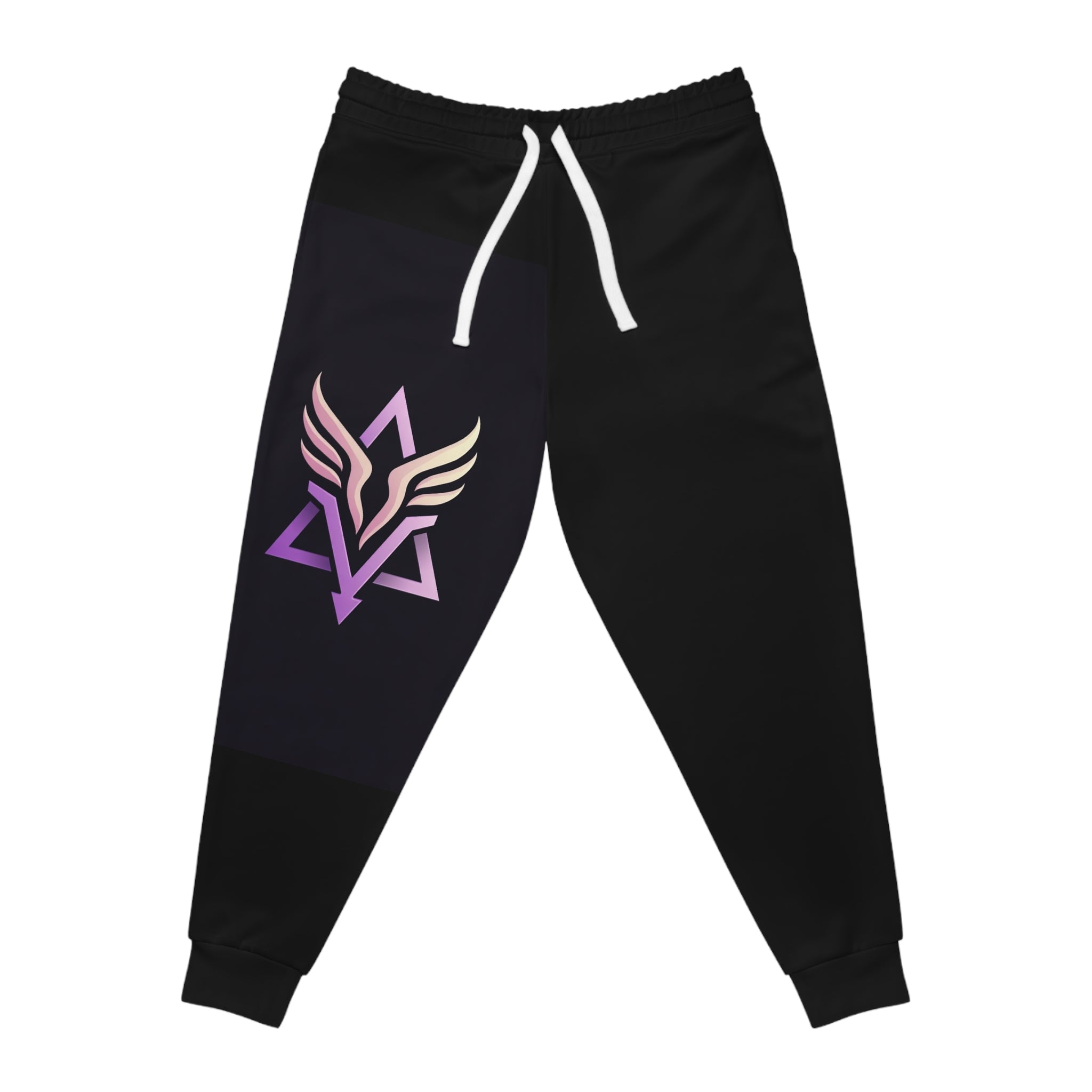 Stylish Athletic Joggers with Winged Design, Trendy Comfort Pants for Athletes, Streetwear Joggers, Gymwear, Gift for Fitness Lovers