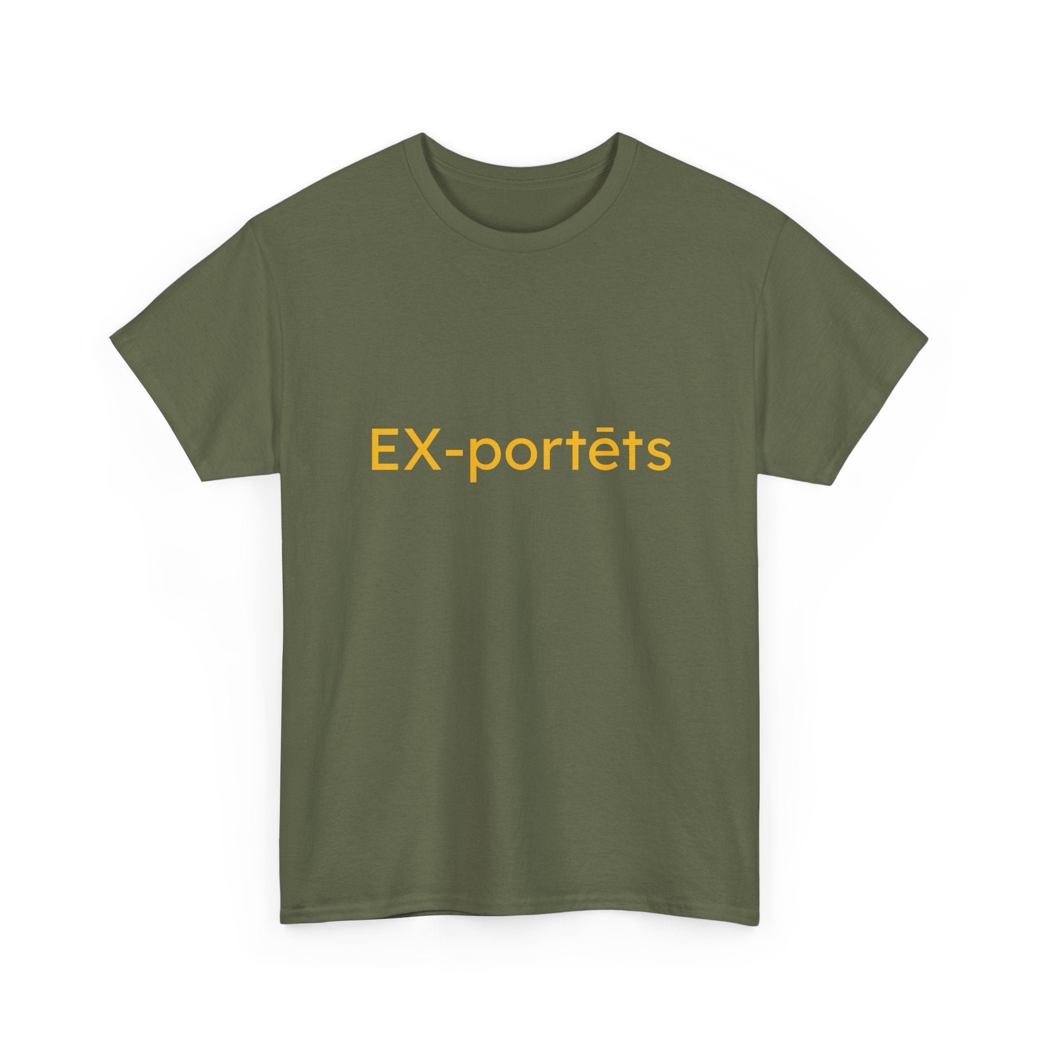 EX-portêts Unisex Heavy Cotton Tee, Casual Wear, Gift for Friends, Everyday Style, Graphic Tee, Summer Apparel