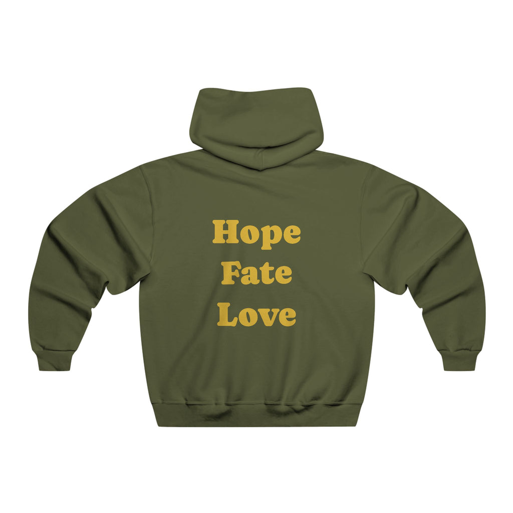 Hope, Fate, Love Hooded Sweatshirt for Men | Cozy Layer for Every Season, Gift for Him, Street Style Essentials, Motivational Wear, [...]