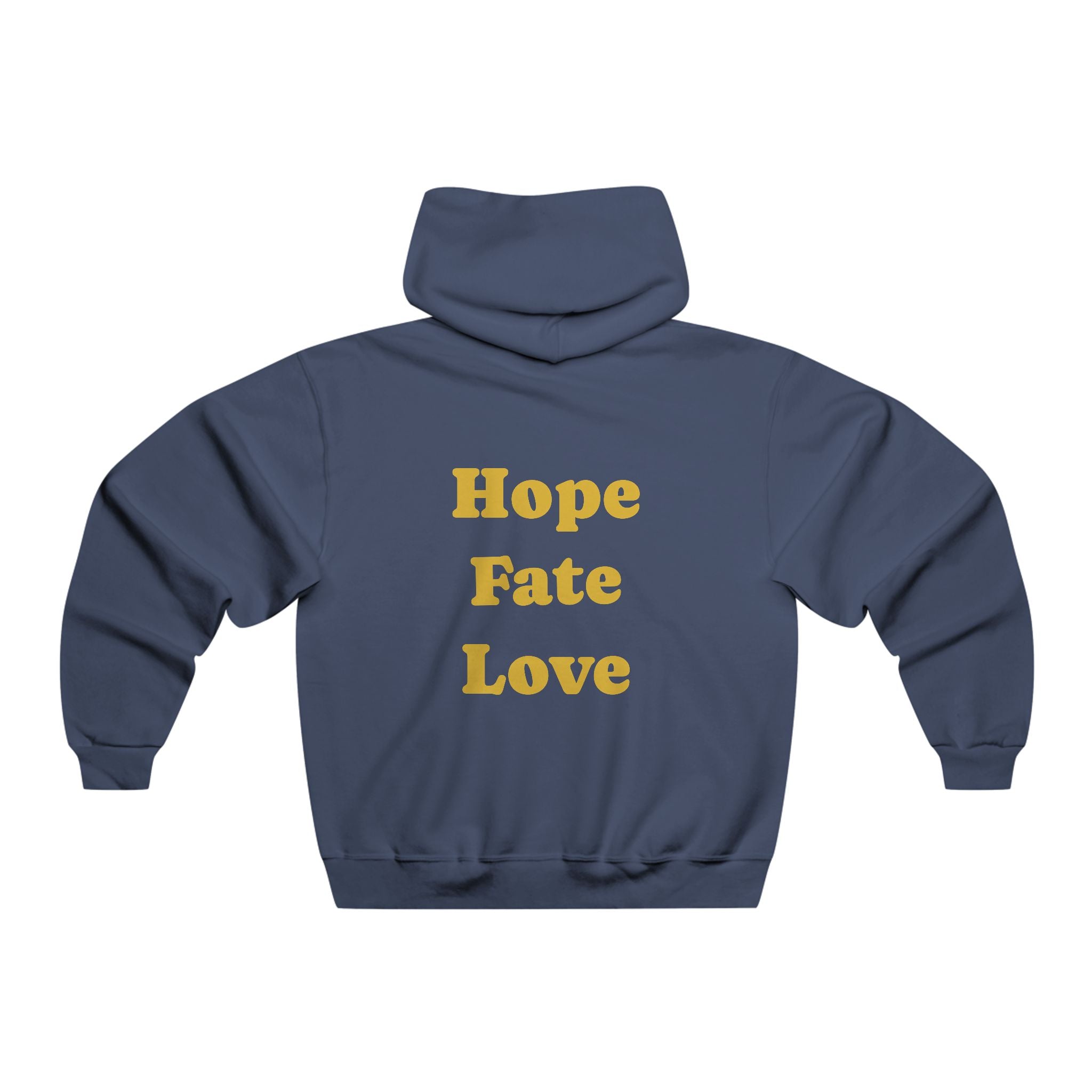 Hope, Fate, Love Hooded Sweatshirt for Men | Cozy Layer for Every Season, Gift for Him, Street Style Essentials, Motivational Wear, [...]