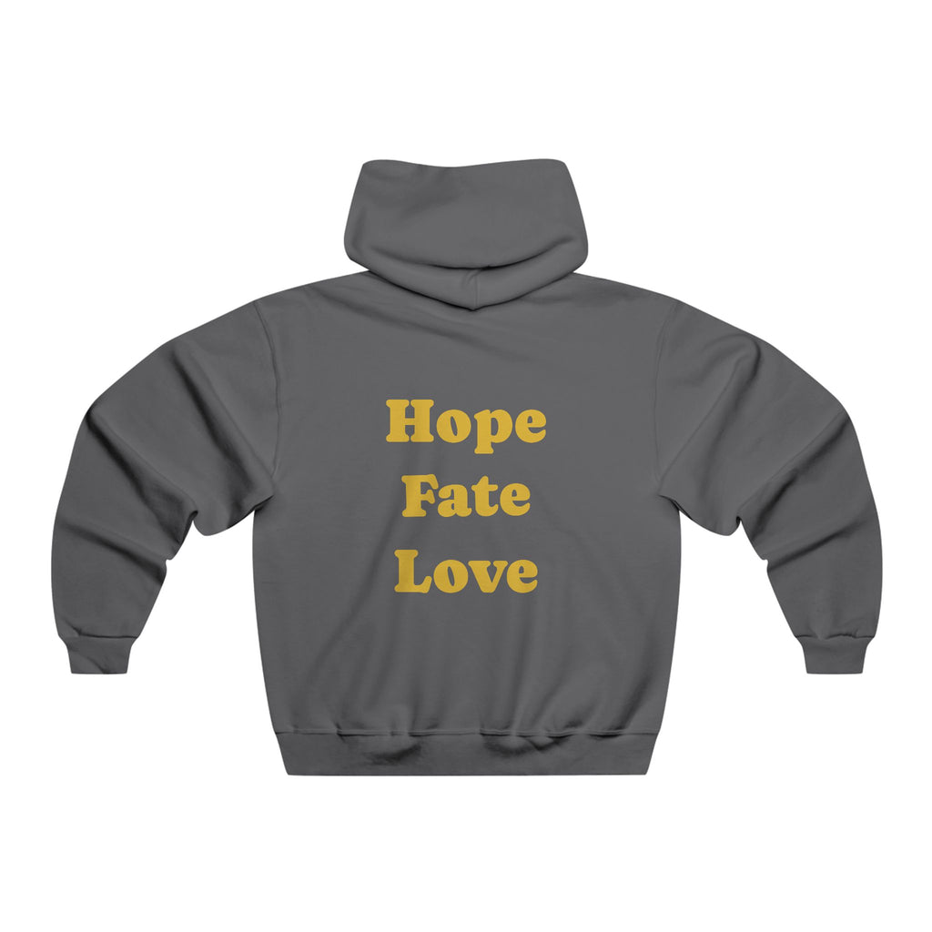 Hope, Fate, Love Hooded Sweatshirt for Men | Cozy Layer for Every Season, Gift for Him, Street Style Essentials, Motivational Wear, [...]