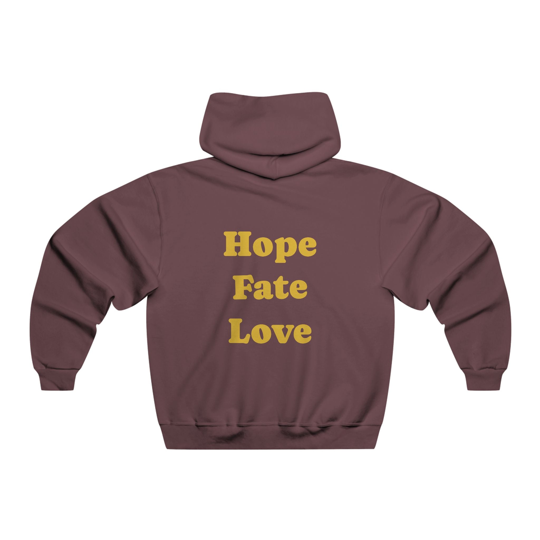 Hope, Fate, Love Hooded Sweatshirt for Men | Cozy Layer for Every Season, Gift for Him, Street Style Essentials, Motivational Wear, [...]